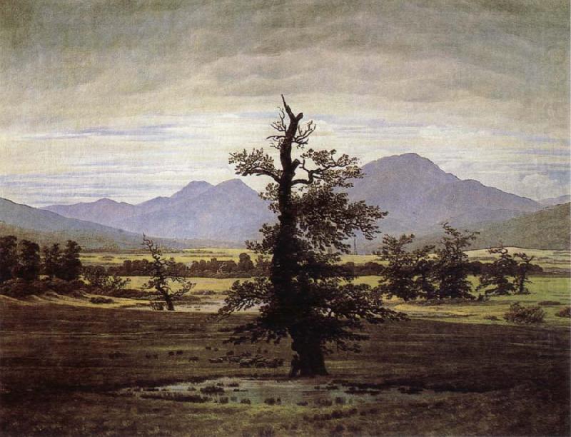 The Lone Tree, Caspar David Friedrich